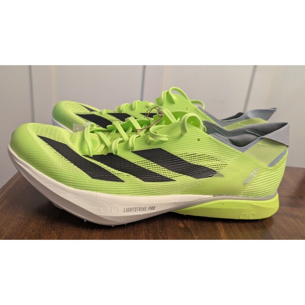 adidas Adizero Avanti Spikes Lucid Lemon Track & Field IG1989 Size 13 Mens NWT